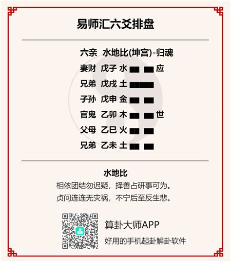 比卦吉凶|水地比卦占筮吉凶解释大全，水地比卦预示事情顺利。